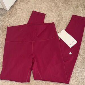 lululemon athletica Red Leggings